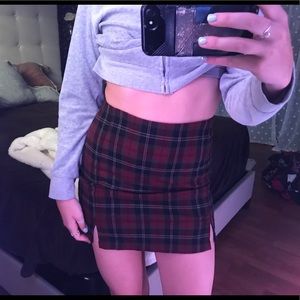 Plaid Brandy Skirt